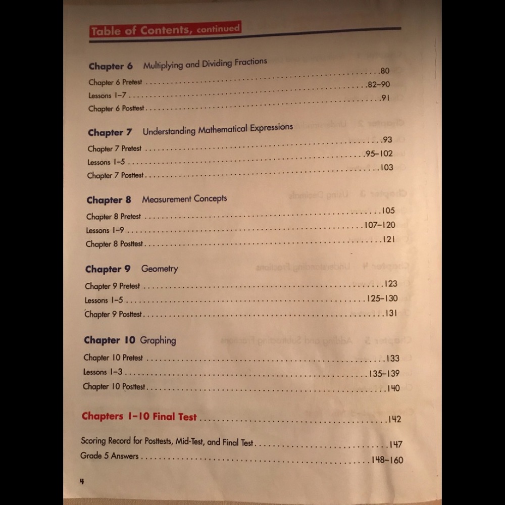Spectrum Grade 5 Math Book - Picture 4 of 4